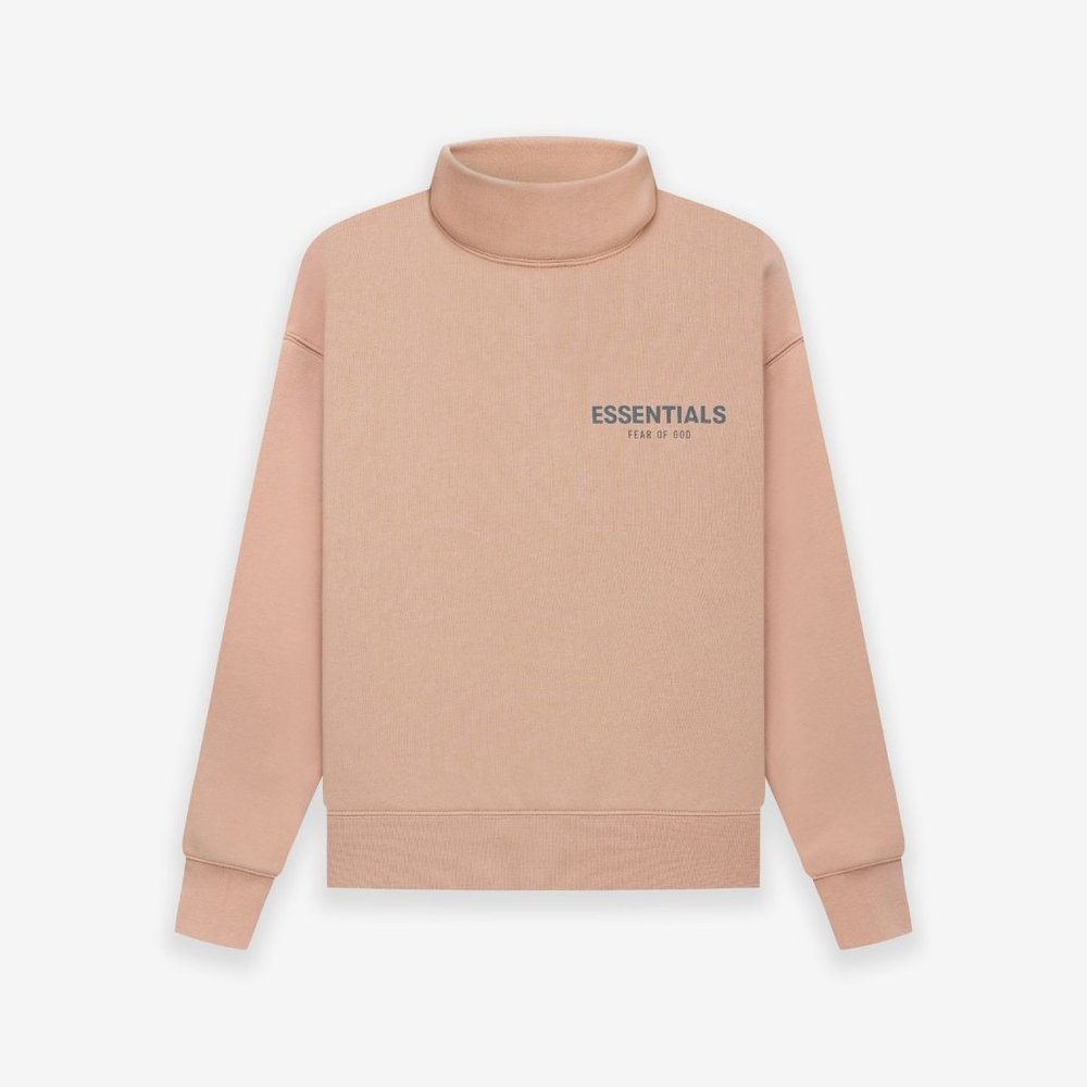 Fear of God Essentials Kids Mockneck Size M/8 Matte Blush Pink girl girls fog